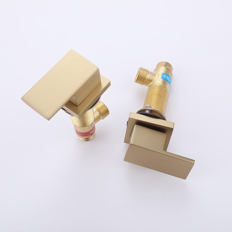 2 Pemegang Basin Faucet Mixer Tembaga Disikat Emas Sinki Bilik Mandi Paip 3 Lubang Bilik Air Basin Faucet 2 Pemegang Basin Faucet Mixer Tembaga Disikat Emas Sink Tap Tap 3 Lubang Bilik Air Basin Faucet 4 2 Handle Basin Faucet Mixer Brass Brushed Gold Bathroom Sink Tap 3 Holes Bathroom Basin Faucet - Imej 5