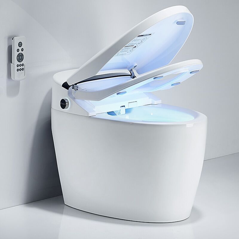 China Smart Toilets Manufacturer Wholesale Cheap Price Bathroom Automatic Sensor Flushing Electric Intelligent Toilets Wholesale bathroom vanity wc toilets one piece kicking automatic flushing washroom smart intelligent wc toilet sets bathroom China Smart Toilets Manufacturer Wholesale Cheap Price Bathroom Automatic Sensor Flushing Electric Intelligent Toilets - Imagem 4