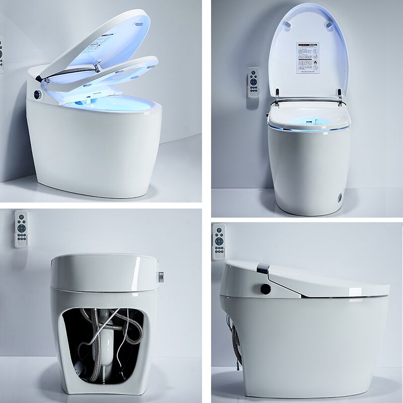 China Smart Toilets Manufacturer Wholesale Cheap Price Bathroom Automatic Sensor Flushing Electric Intelligent Toilets Wholesale cheap japanese one piece electric bidet ceramic automatic foot sensor flush inodoro intelligent wc smart toilet bowl China Smart Toilets Manufacturer Wholesale Cheap Price Bathroom Automatic Sensor Flushing Electric Intelligent Toilets - Imagem 10