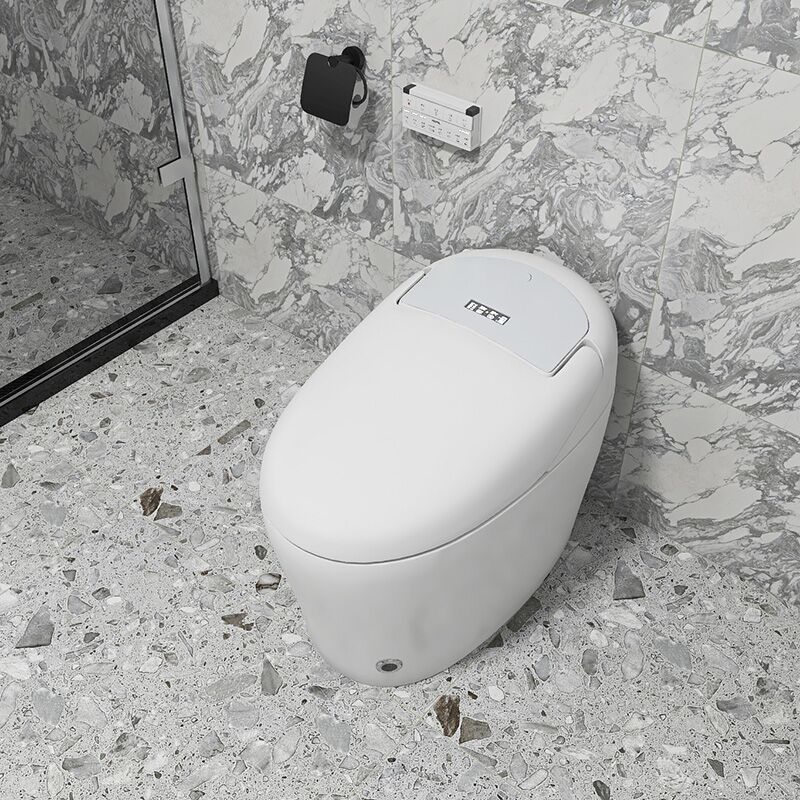 Proveedor de inodoros inteligentes de China, tocador de baño al por mayor, 110v, 220v, inodoros de una pieza con descarga automática, inodoro automático inteligente China smart toilet supplier wholesale bathroom vanity 110v 220v wc toilets one piece kicking automatic flushing washroom smart automatic toilet bowl - Imagen 5