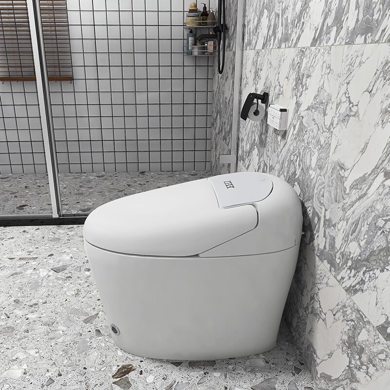 Proveedor de inodoros inteligentes de China, tocador de baño al por mayor, inodoros de 110v 220v, inodoros de una pieza con descarga automática, inodoro automático inteligente China smart toilet supplier wholesale bathroom vanity 110v 220v wc toilets one piece kicking automatic flushing washroom smart automatic toilet bowl - Imagen 3