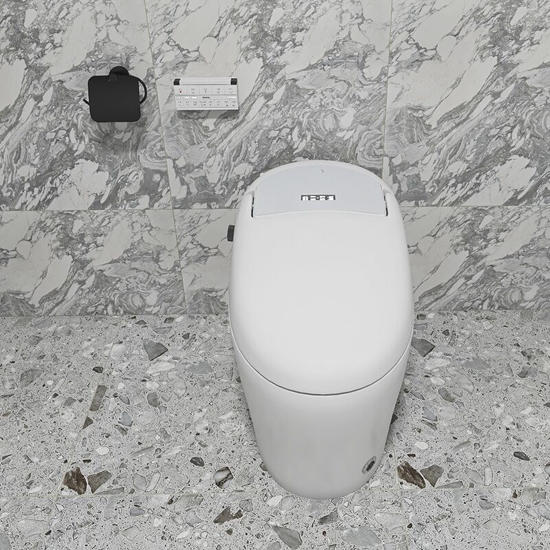 Proveedor de inodoros inteligentes de China, tocador de baño al por mayor, inodoros de 110v 220v, inodoros de una pieza con descarga automática, inodoro automático inteligente China smart toilet supplier wholesale bathroom vanity 110v 220v wc toilets one piece kicking automatic flushing washroom smart automatic toilet bowl - Imagen 6