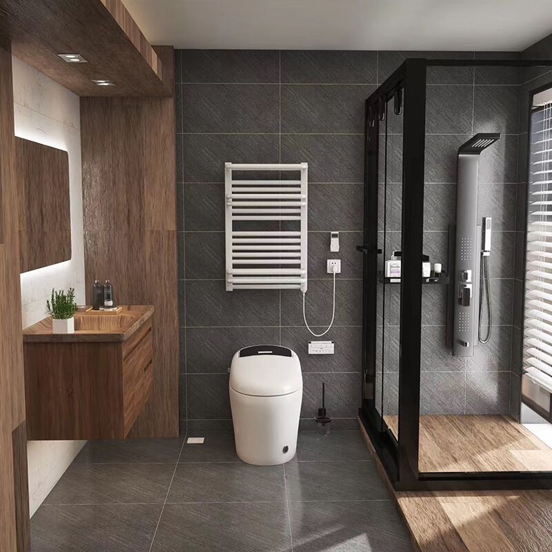 Factory wholesale automatic electronic closestool intelligent toilet one piece siphon jet flushing bathroom smart toilet China smart toilet supplier wholesale bathroom vanity one piece automatic flushing washroom smart automatic toilet 5 Factory wholesale automatic electronic closestool intelligent toilet one piece siphon jet flushing bathroom smart toilet – Bild 10