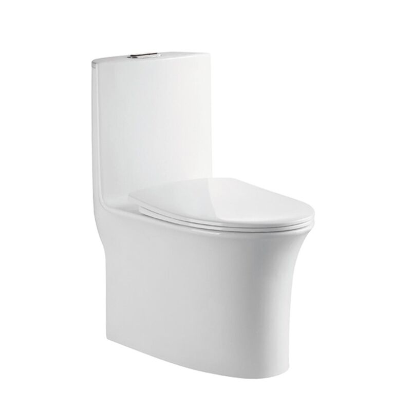 Bathroom Modern Western Ceramic One Piece Toilet Bathroom Toilet China toilet manufacturer bathroom sanitary ware white glazed one piece toilets 1 8612 Bathroom Modern Western Ceramic One Piece Toilet Bathroom Toilet - Image 2