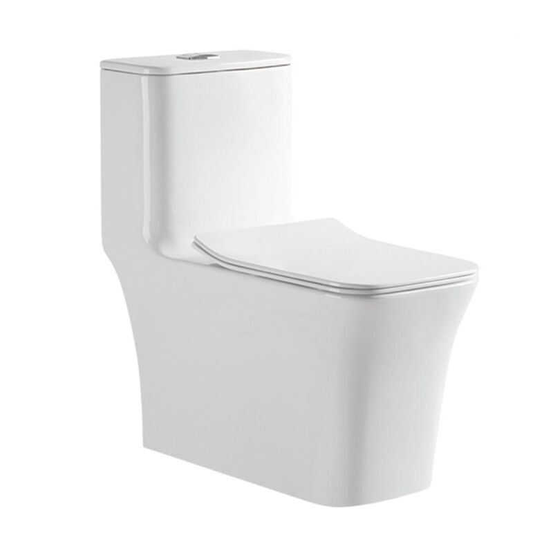Bathroom Modern Western Ceramic One Piece Toilet Bathroom Toilet China toilet manufacturer bathroom sanitary ware white glazed one piece toilets 1 8615 Bathroom Modern Western Ceramic One Piece Toilet Bathroom Toilet - Image 4