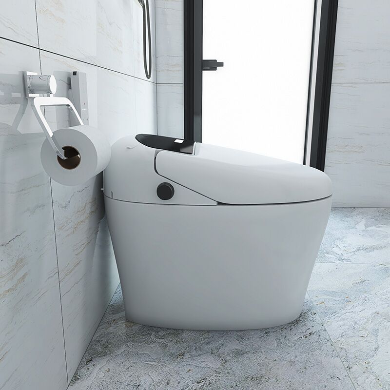 Factory wholesale automatic electronic closestool intelligent toilet one piece siphon jet flushing bathroom smart toilet High quality bathroom one Piece siphonic wc modern Ceramic intelligent toilet 3 M7B Factory wholesale automatic electronic closestool intelligent toilet one piece siphon jet flushing bathroom smart toilet – Bild 7