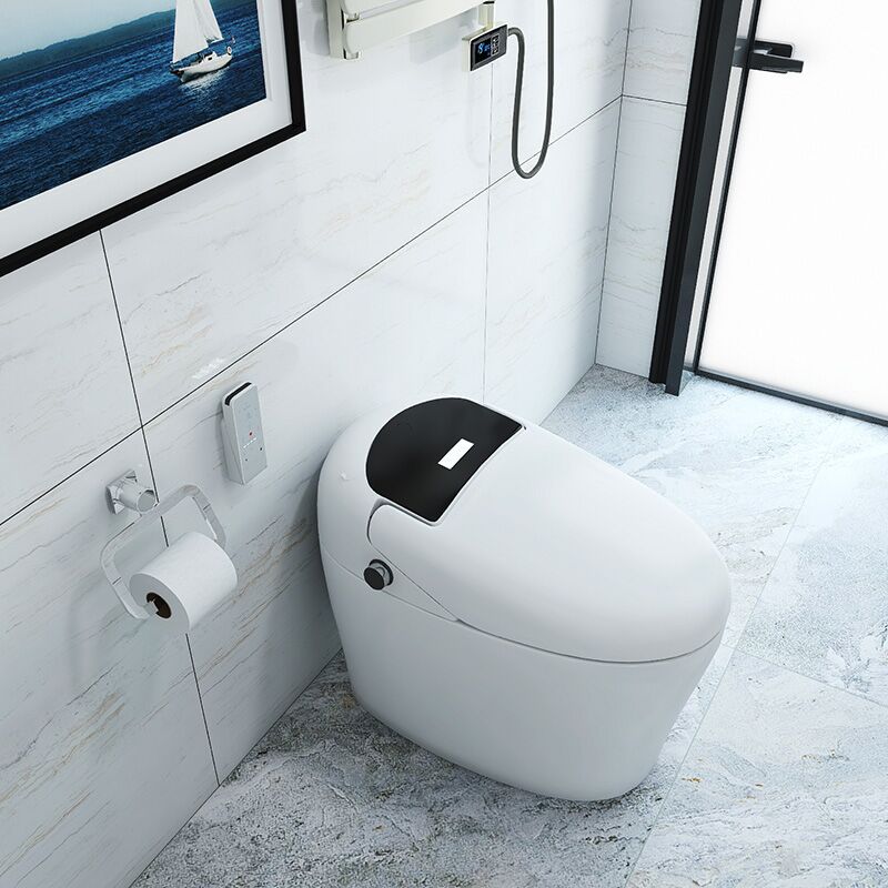 Factory wholesale automatic electronic closestool intelligent toilet one piece siphon jet flushing bathroom smart toilet High quality bathroom one Piece siphonic wc modern Ceramic intelligent toilet 4 M7B Factory wholesale automatic electronic closestool intelligent toilet one piece siphon jet flushing bathroom smart toilet – Bild 4
