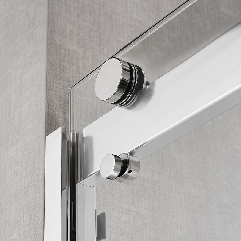 Factory Price Customizable Direct Sale Bathroom Showers Complete Sliding Glass Shower Doors customize tempered glass bath bypass shower door 5 Factory Price Customizable Direct Sale Bathroom Showers Complete Sliding Glass Shower Doors - Image 7