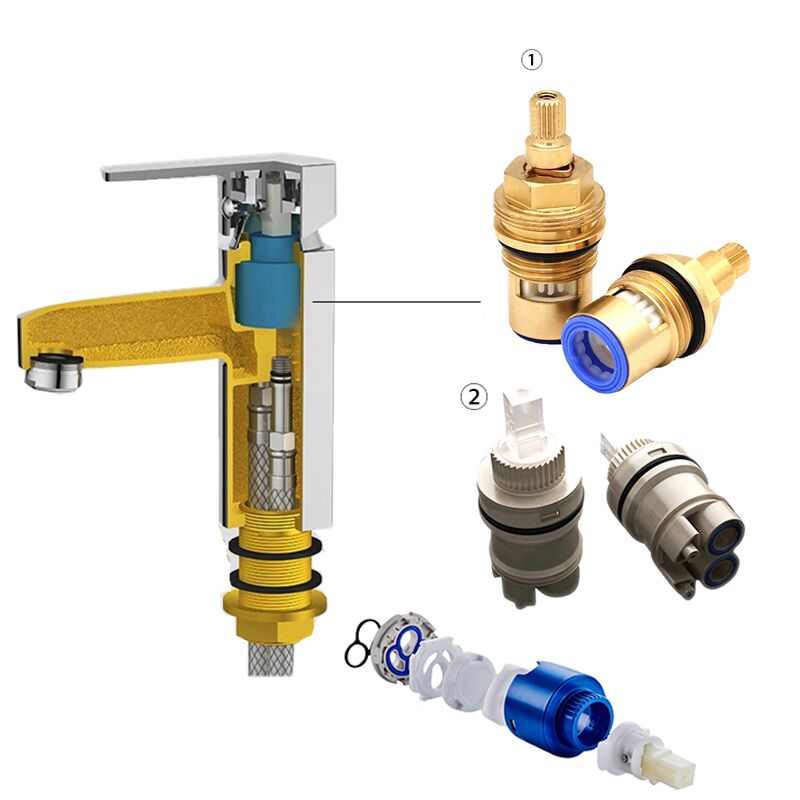 Foshan wholesale bathroom nickel brushed basin faucet sink faucet China Faucet Factory Wholesale Bathroom Washbasin Sink Brass Copper Basin Faucet High end high quality imported Valve Core 1 Badezimmer Messing Kupfer Waschbecken Wasserhahn-High-End hochwertige importierte Ventilkern