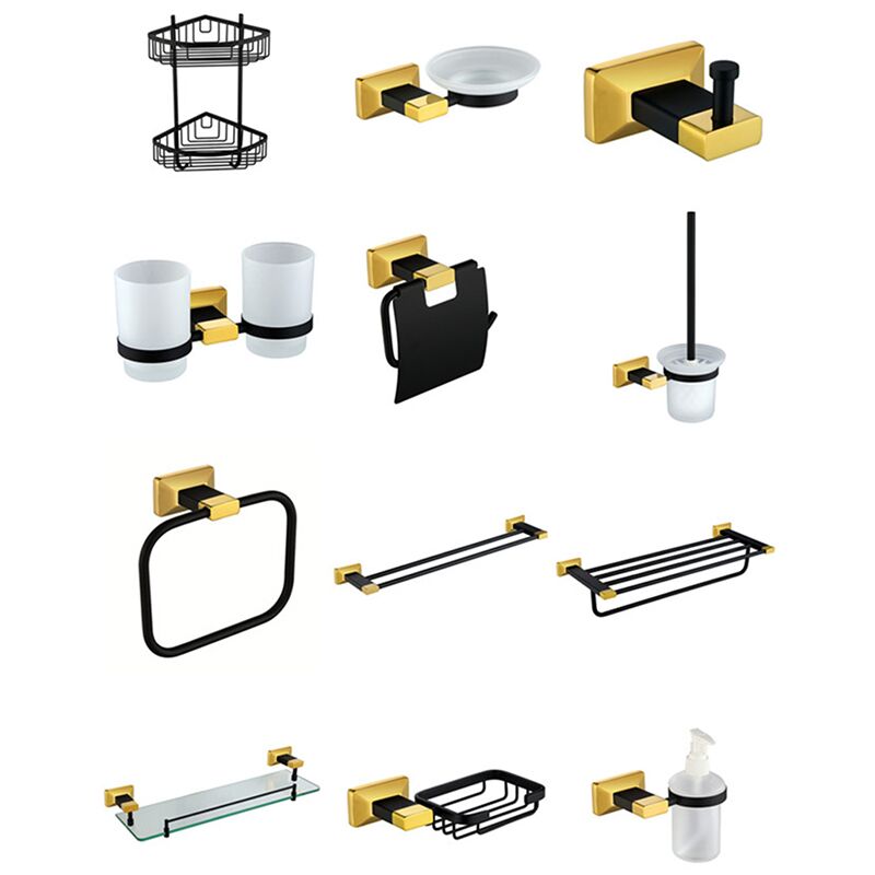 Accessoires de salle de bain en laiton carré de luxe moderne de haute qualité usine en gros ensemble d'accessoires pour hôtel à domicile Accessoires de salle de bain en laiton carré de luxe moderne de haute qualité ensemble d'accessoires pour hôtel à domicile 1 2800hj Modern luxury high quality square brass bathroom accessories factory wholesale home hotel accessory set – Image 5