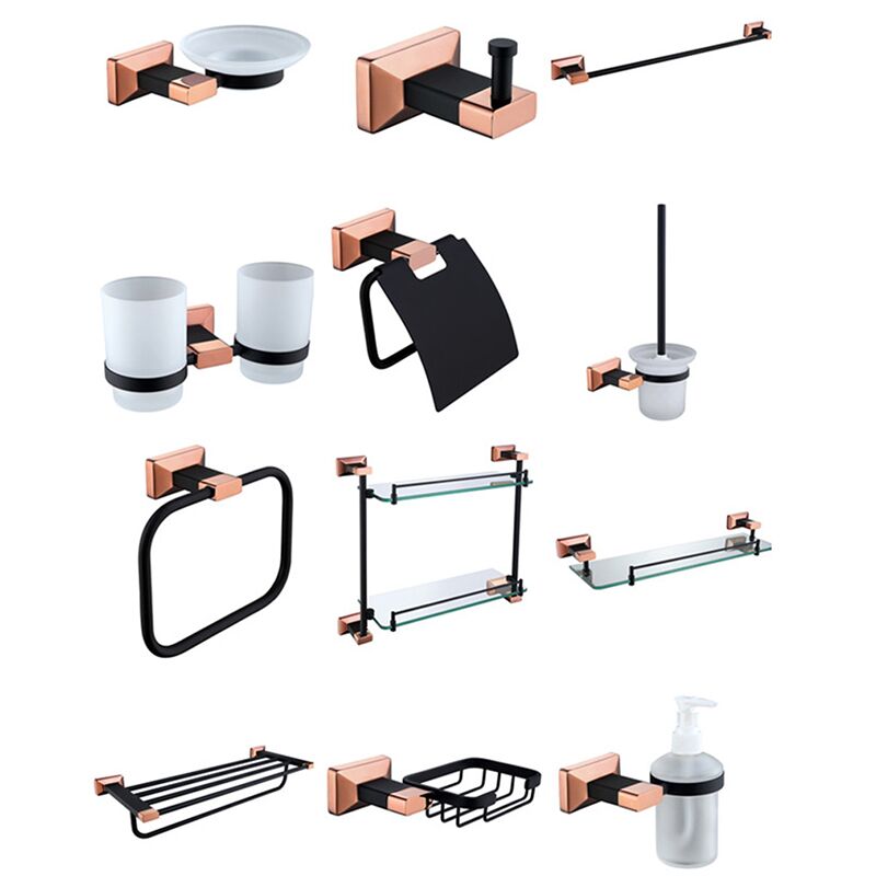 Accessoires de salle de bain en laiton carré de luxe moderne de haute qualité usine en gros ensemble d'accessoires pour hôtel à domicile Accessoires de salle de bain en laiton carré de luxe moderne de haute qualité ensemble d'accessoires pour hôtel à domicile 1 2800hm Modern luxury high quality square brass bathroom accessories factory wholesale home hotel accessory set – Image 3