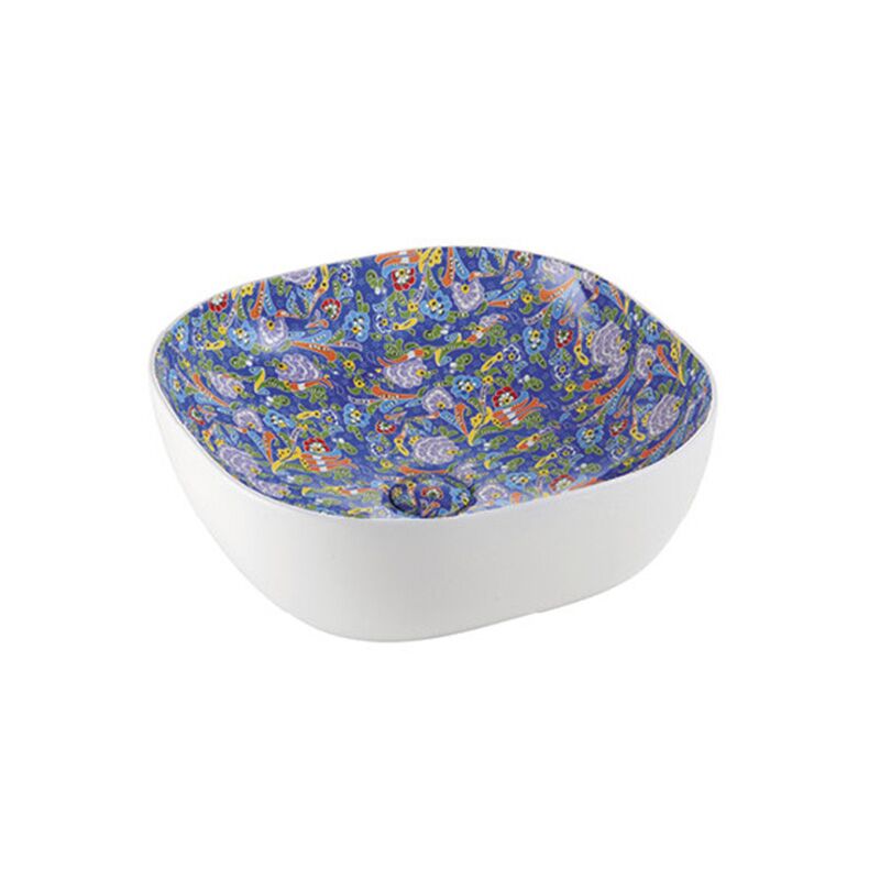 China Fabricante de bacias Bom preço Lavatórios de mãos de cerâmica de formato redondo pequeno Bacia de shampoo colorida para banheiro