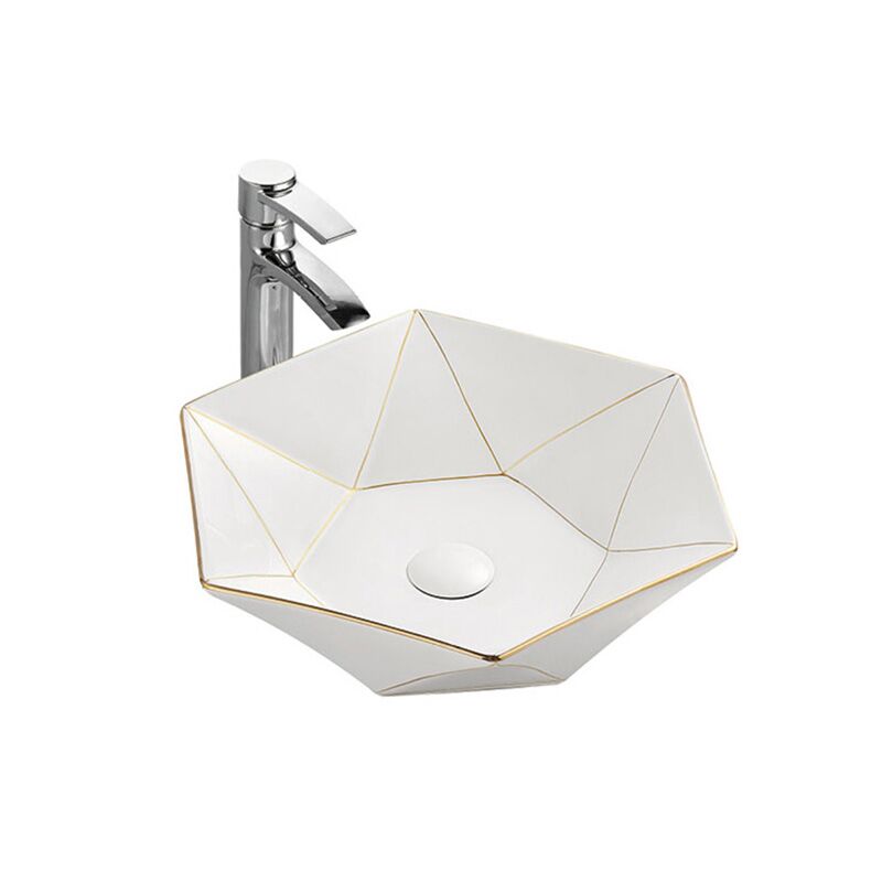MOPO vente chaude salle de bains en céramique sanitaires blanc ovale évier lavabo hôtel maison vente chaude porcelaine céramique couleur blanche sanitaires ovale évier ce salle de bain lavabo D 032 MOPO hot sale bathroom ceramic sanitary ware white oval sink washbasin – Image 3