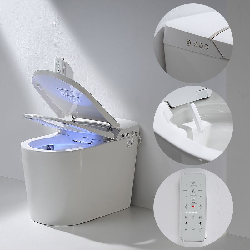 Toilettes modernes à chasse d'eau automatique avec siphon intégré, toilettes intelligentes en céramique, toilettes M6 2 Bathroom smart toilet seat with bidet