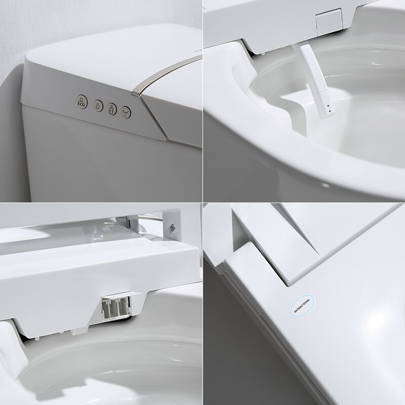 Toilettes modernes à chasse d'eau automatique avec siphon intégré, toilettes intelligentes en céramique, toilettes M6 5 European style bathroom floor type automatic ceramic smart toilet