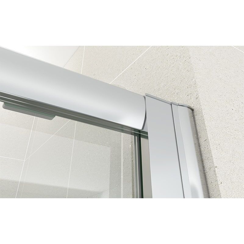 MOPO Hot Selling High Quality Bathroom Customized Transparent Frameless Tempered Glass Shower Door MP NS04 NS4 001 min Aluminum alloy frame glass shower door