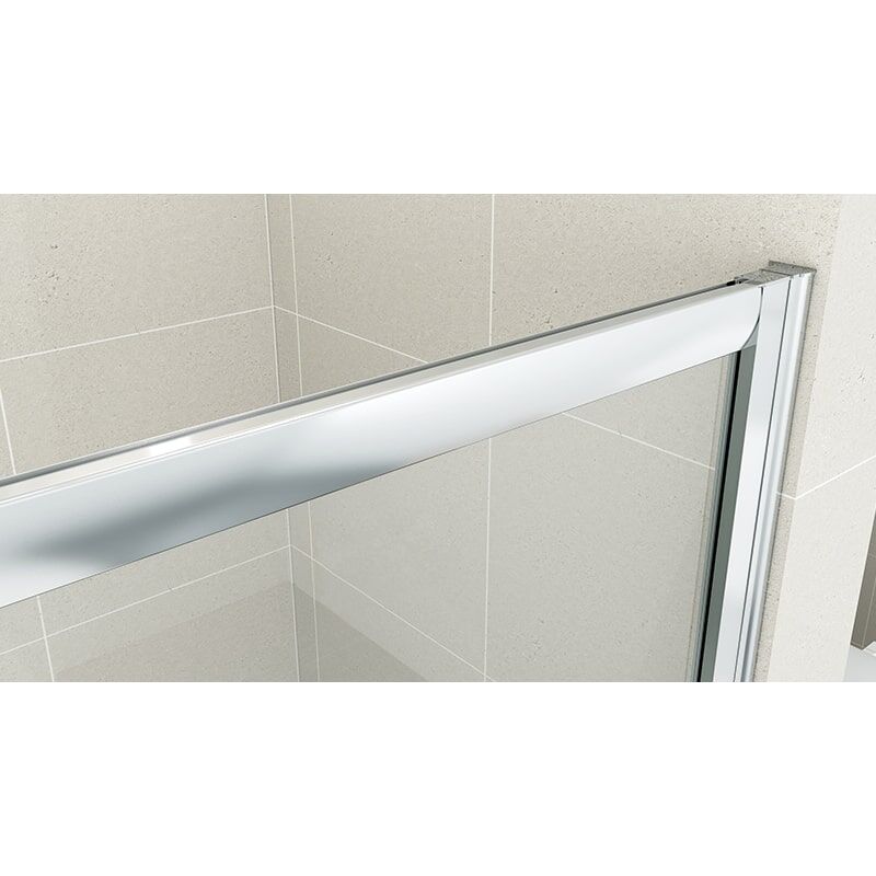 MOPO Hot Selling High Quality Bathroom Customized Transparent Frameless Tempered Glass Shower Door MP NS04 shower door NS4 0004 min Aluminum alloy frame glass shower door