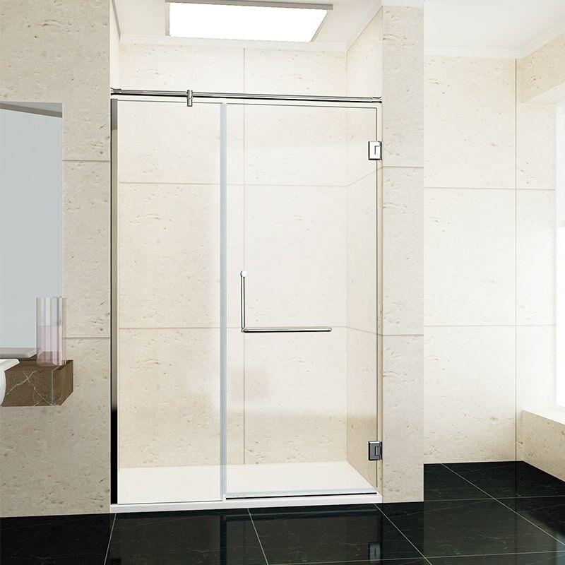 New custom full set waterproof tempered glass pivot hinged shower door MP PR04 shower doorHG 2G min 1 8mm gehärtetes Glas Schiebetür Duschkabine