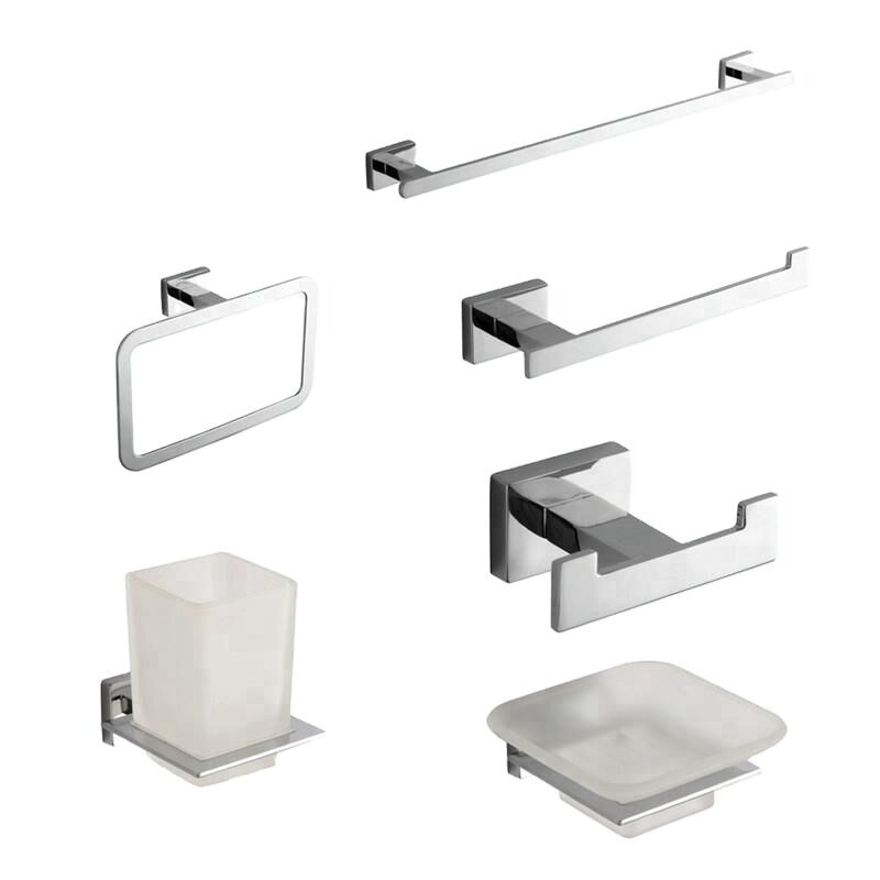 20700 square Design Wall Mounted Zinc Bathroom Accessories Set 20700 square Design Wall Mounted Zinc 20700 square Design Wall Mounted Zinc Bathroom Accessories Set