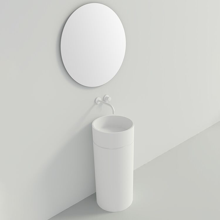 Modern Stone Sink Dual Pressure New Indoor Pedestal Basin BS 8510 Modern Stone Sink Dual Modern Stone Sink Dual Pressure New Indoor Pedestal Basin