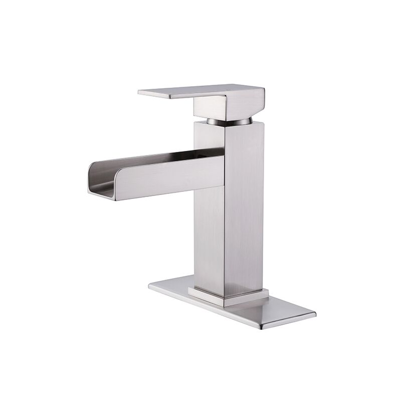 Bathroom Faucet Single Handle Stainless Steel Waterfall Basin Faucet Washroom Mixers Taps Of Basin Bathroom Faucet Single Handle Stainless Steel Waterfall Basin Faucet Washroom Mixers Taps Of Basin 1 1 Bathroom Faucet Single Handle Stainless Steel Waterfall Basin Faucet Washroom Mixers Taps Of Basin