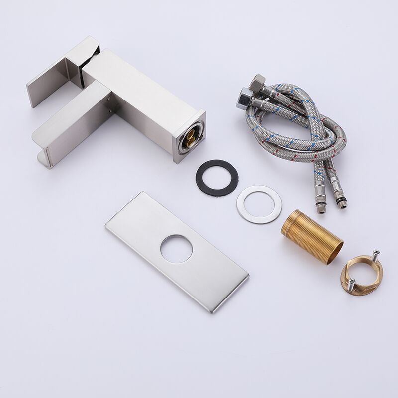 Bathroom Faucet Single Handle Stainless Steel Waterfall Basin Faucet Washroom Mixers Taps Of Basin Bathroom Faucet Single Handle Stainless Steel Waterfall Basin Faucet Washroom Mixers Taps Of Basin 1 7 Bathroom Faucet Single Handle Stainless Steel Waterfall Basin Faucet Washroom Mixers Taps Of Basin - Image 7