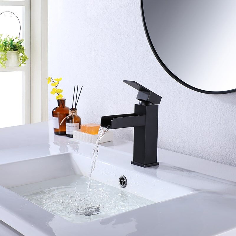 Wholesale Brass Single Handle Bathroom Faucets Waterfall Bathroom Basin Faucet Mixer Tap Wash Basin Faucet Bathroom Faucets Waterfall Bathroom Basin Faucet Mixer Tap Wash Basin Faucet 3 Wholesale Brass Single Handle Bathroom Faucets Waterfall Bathroom Basin Faucet Mixer Tap Wash Basin Faucet - Imagen 3