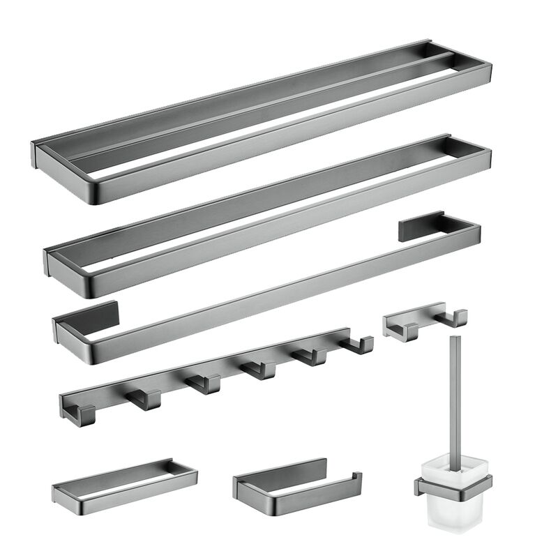 Bathroom Kitchen Toilet Metal Accessories Set Clothes Hook Towel Rack Paper Towel Rack Toilet Brush Bathroom Kitchen Toilet Metal Accessories Set Bathroom Kitchen Toilet Metal Accessories Set Clothes Hook Towel Rack Paper Towel Rack Toilet Brush