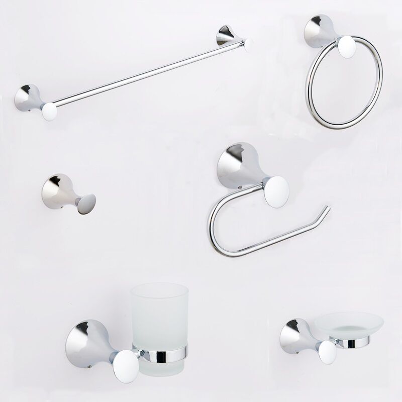 Brass Chrome Finished Bathroom Accessories Set for Hotel Home Brass Chrome Finished Bathroom Accessories Set Brass Chrome Finished Bathroom Accessories Set for Hotel Home