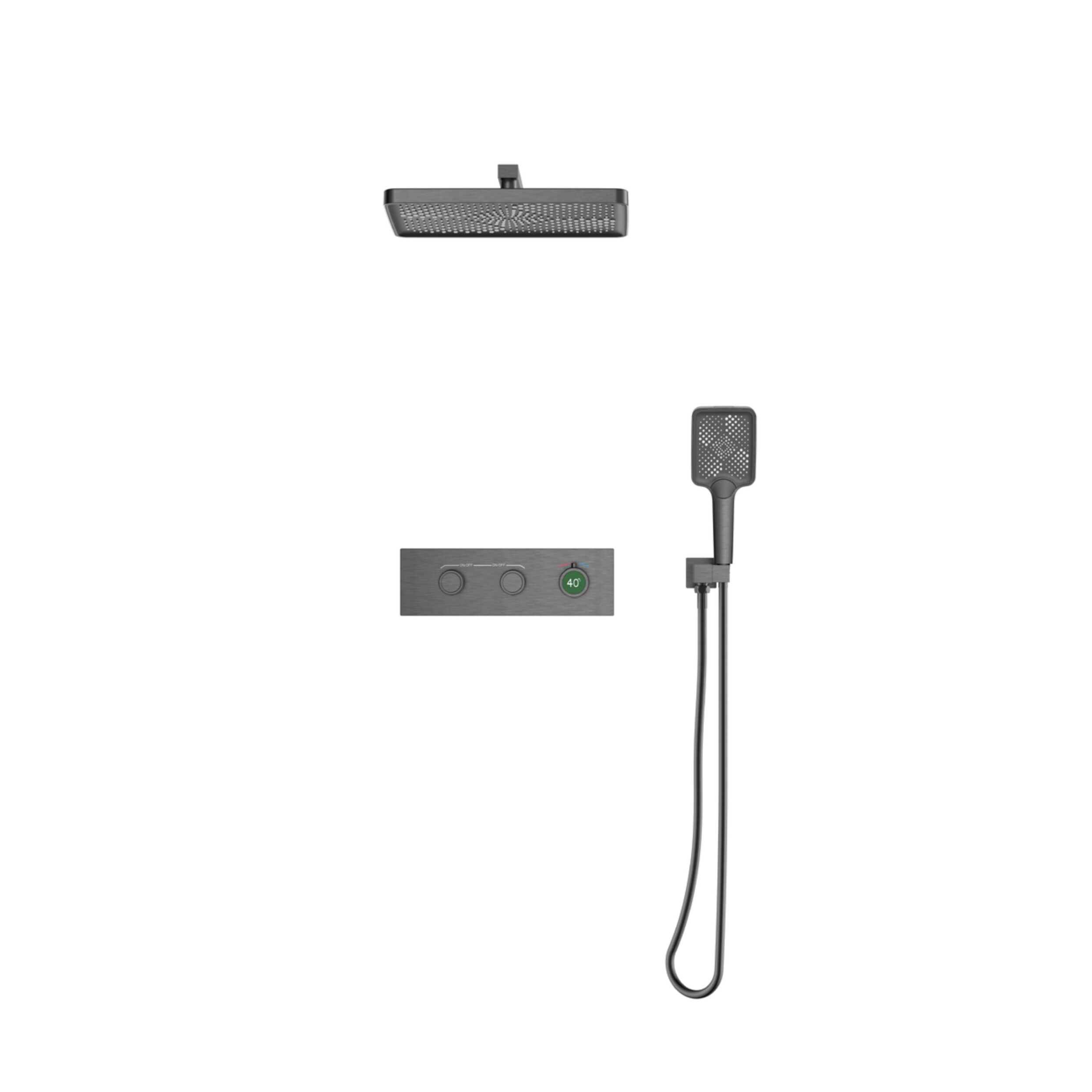 Ceiling Rain 16 Waterfall Shower Faucet Set Brass 3 Ways Thermostatic Rain Shower System Ceiling Rain 16 Waterfall Shower Faucet Set Brass 3 Ways Thermostatic Rain Shower System Ceiling Rain 16 Waterfall Shower Faucet Set Brass 3 Ways Thermostatic Rain Shower System