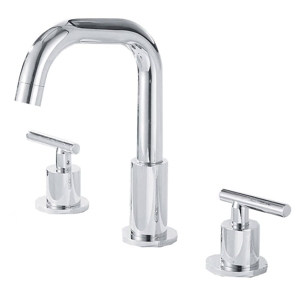 Dual Handle Widespread Basin Sink Faucets 3-Hole Hot Cold Water Mixer Tap Brass Bathroom Faucets Dual Handle Widespread Basin Sink Faucets 3 Dual Handle Widespread Basin Sink Faucets 3-Hole Hot Cold Water Mixer Tap Brass Bathroom Faucets