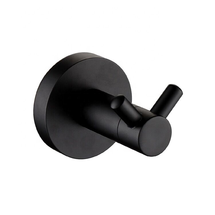 Factory Supply Wall Mounted Matt Black Clothes Robe Hook Towel Coat Hanging 304 Stainless Steel Bathroom Robe Hook Factory Supply Wall Mounted Matt Black Factory Supply Wall Mounted Matt Black Clothes Robe Hook Towel Coat Hanging 304 Stainless Steel Bathroom Robe Hook