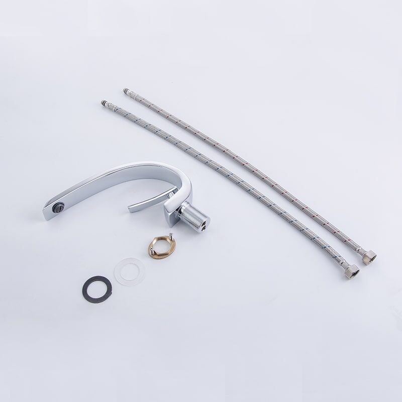 European Style Single Handle Faucet Sanitary New Design Brass Chrome Faucets for Bathroom Washbasins Faucet China Modern Style Single Handle Wholesale Bathroom Basin Sinks Mixer Tap Faucet 6 European Style Single Handle Faucet Sanitary New Design Brass Chrome Faucets for Bathroom Washbasins - Imagem 2