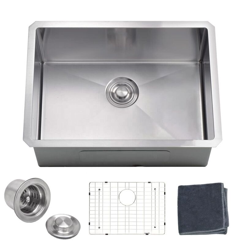 Hot Sale 25inch 18 Gauge Handmade Sink Stainless Steel Single Bowl Kitchen Sink for Hotel Hot Sale 25inch 18 Gauge Handmade Hot Sale 25inch 18 Gauge Handmade Sink Stainless Steel Single Bowl Kitchen Sink for Hotel