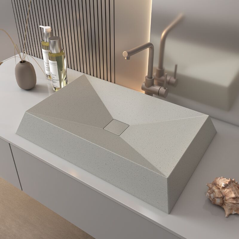 Hotel Lobby Modern Rectangular Grey Wash Basin Bathroom Concrete Sink Bathroom Countertop Wash Sink Basin Hotel Lobby Modern Rectangular Grey Wash Hotel Lobby Modern Rectangular Grey Wash Basin Bathroom Concrete Sink Bathroom Countertop Wash Sink Basin