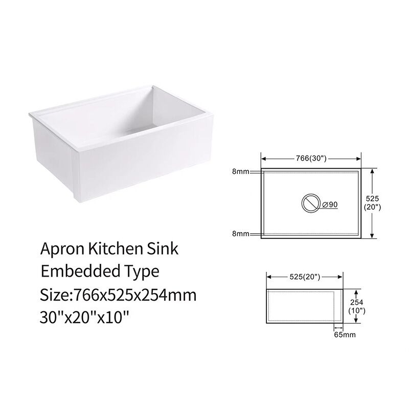 Popular Design CUPC Rectangular Single Bowl Ceramic Farmhouse Apron Front Kitchen Sink Kitchen Sink Apron Front Ceramic Porcelain Single Bowl Farmhouse Kitchen Sink S d3020 Popular Design CUPC Rectangular Single Bowl Ceramic Farmhouse Apron Front Kitchen Sink - الصورة 18