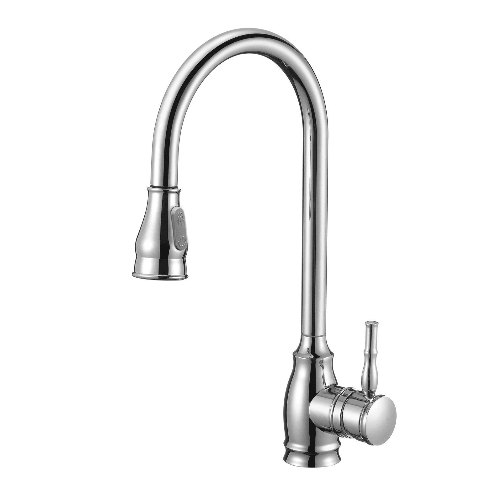 Grifo de cocina con rociador extraíble en níquel cepillado MP KF 1053 Grifo de cocina con rociador extraíble en níquel cepillado Grifo de cocina con rociador extraíble en níquel cepillado