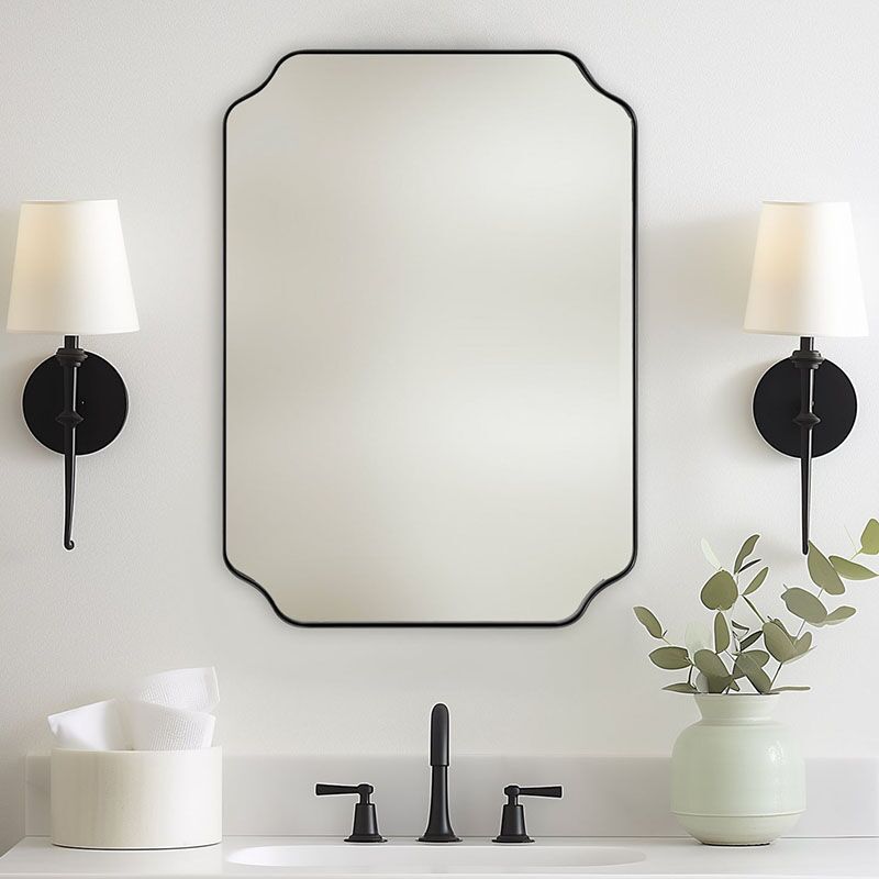 Modern Luxury Stainless Steel Gold Frame Wall Mirror MP LM 1074 Modern Luxury Stainless Steel Gold Frame Wall Mirror Modern Luxury Stainless Steel Gold Frame Wall Mirror