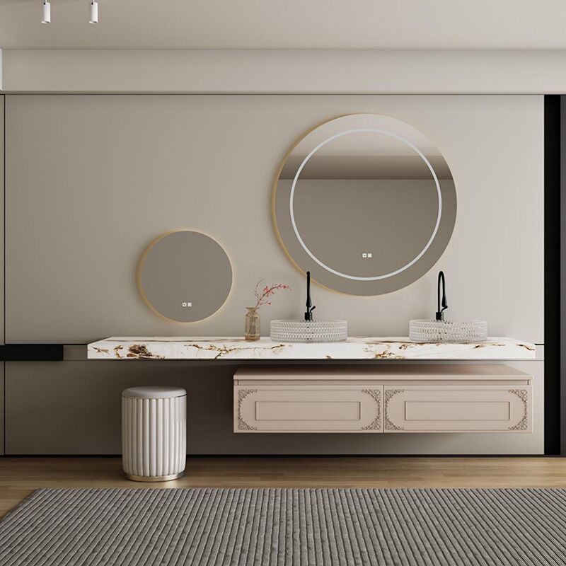 Custom Made Floating Unique Luxury Elegant Wood Hardware Bathroom Vanit MP RM2646 Custom Made Floating Unique Luxury Elegant Wood Hardware Bathroom Vanit Custom Made Floating Unique Luxury Elegant Wood Hardware Bathroom Vanit