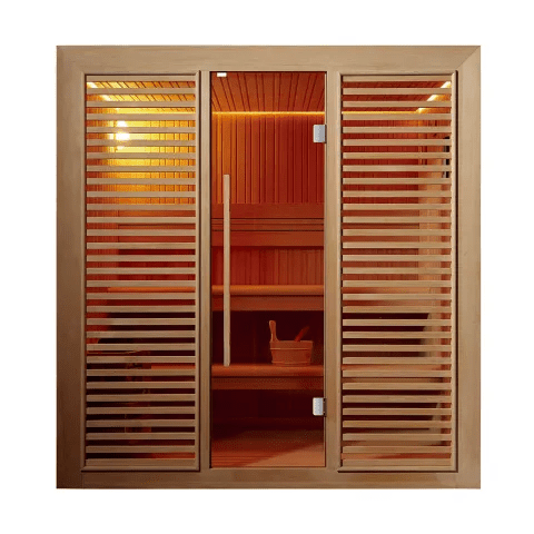 Sauna à vapeur portable en bois pour 3 personnes MP SR E042 Sauna à vapeur portable en bois pour 3 personnes