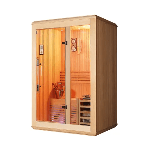 Luxury Sauna Wooden House Room with Sauna Stove Control System MP SR E085 Luxury Sauna Wooden House Room with Sauna Stove Control System Luxury Sauna Wooden House Room with Sauna Stove Control System