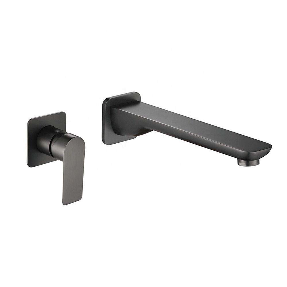 Modern 23cm Gun Metal Single Handle Basin Faucet Thermostatic Chrome Brass Basin Taps Modern 23cm Gun Metal Single Handle Basin Modern 23cm Gun Metal Single Handle Basin Faucet Thermostatic Chrome Brass Basin Taps