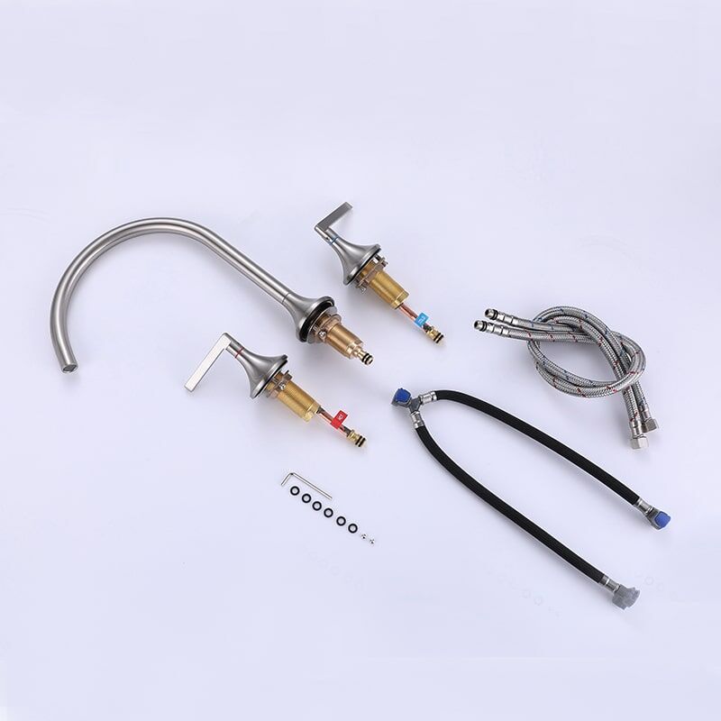 China Faucet Manufacturer Modern Bathroom Basin Faucet 3 Hole 2 Handle Bathtub Mixer Tap Faucet Sinks Taps For Kitchen Bathroom Modern Bathroom Basin Faucet 3 Hole 2 Handle Bathtub Mixer Tap Faucet Sinks Taps For Kitchen Bathroom 2 China Faucet Manufacturer Modern Bathroom Basin Faucet 3 Hole 2 Handle Bathtub Mixer Tap Faucet Sinks Taps For Kitchen Bathroom - Image 7