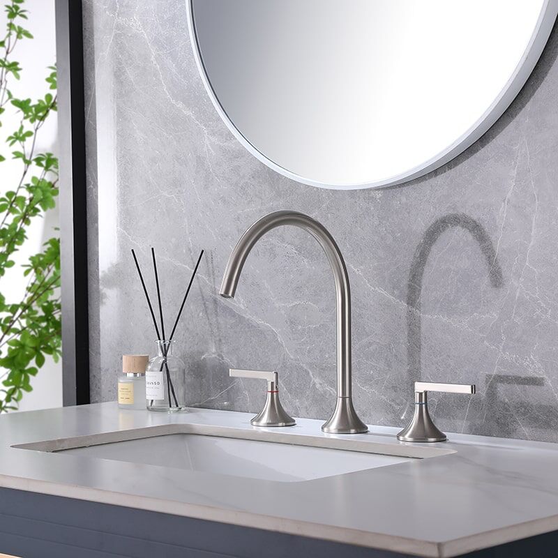 China Faucet Manufacturer Modern Bathroom Basin Faucet 3 Hole 2 Handle Bathtub Mixer Tap Faucet Sinks Taps For Kitchen Bathroom Modern Bathroom Basin Faucet 3 Hole 2 Handle Bathtub Mixer Tap Faucet Sinks Taps For Kitchen Bathroom 7 China Faucet Manufacturer Modern Bathroom Basin Faucet 3 Hole 2 Handle Bathtub Mixer Tap Faucet Sinks Taps For Kitchen Bathroom - Image 3