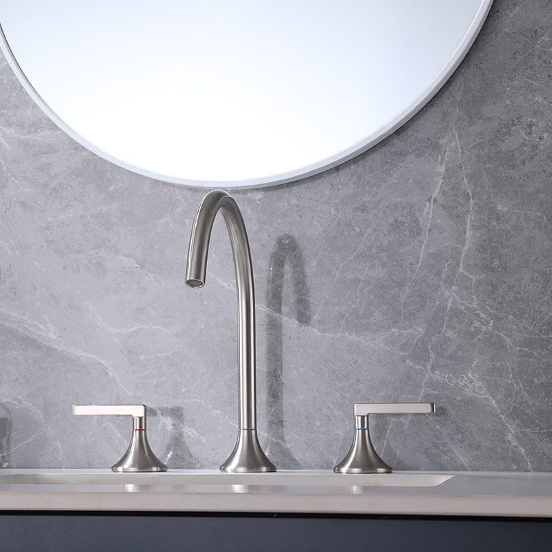 China Faucet Manufacturer Modern Bathroom Basin Faucet 3 Hole 2 Handle Bathtub Mixer Tap Faucet Sinks Taps For Kitchen Bathroom Modern Bathroom Basin Faucet 3 Hole 2 Handle Bathtub Mixer Tap Faucet Sinks Taps For Kitchen Bathroom 8 China Faucet Manufacturer Modern Bathroom Basin Faucet 3 Hole 2 Handle Bathtub Mixer Tap Faucet Sinks Taps For Kitchen Bathroom - Image 6