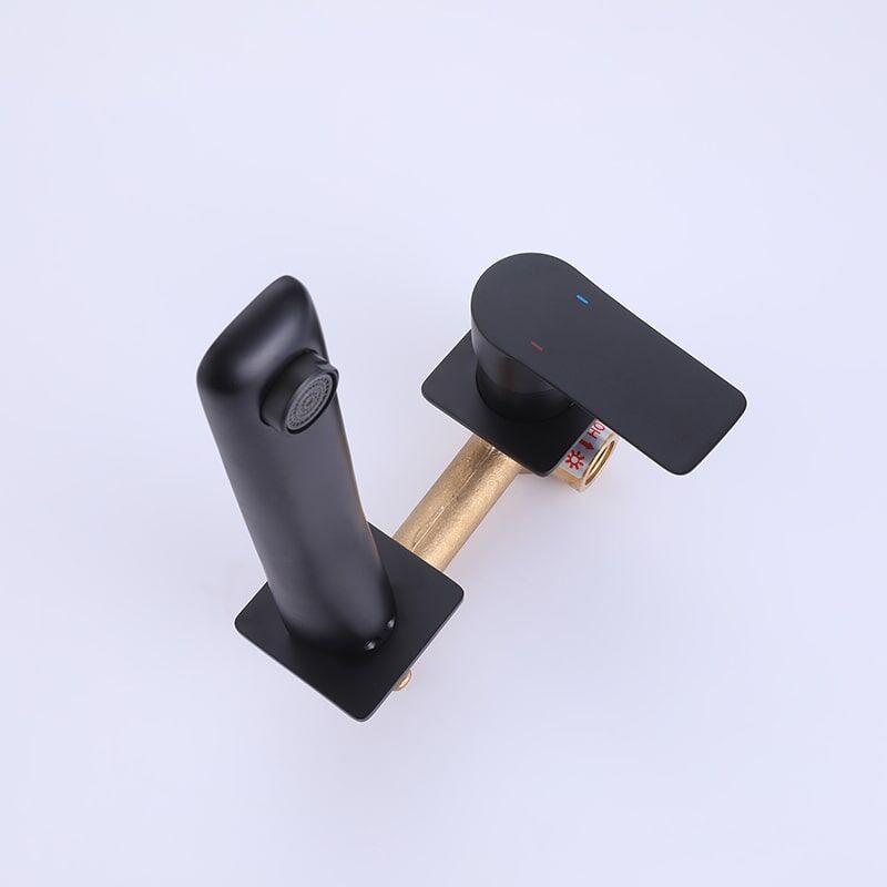 Wholesale Modern Design Bathroom Wall Mounted Metal Concealed Basin Mixer Tap Brass Wash Basin Faucets Modern Design Bathroom Wall Mounted Metal Concealed Basin Mixer Tap Brass Wash Basin Faucet 11 Wholesale Modern Design Bathroom Wall Mounted Metal Concealed Basin Mixer Tap Brass Wash Basin Faucets - Imagen 9