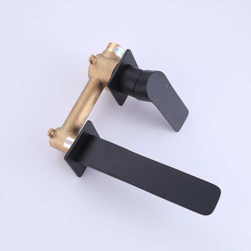 Wholesale Modern Design Bathroom Wall Mounted Metal Concealed Basin Mixer Tap Brass Wash Basin Faucets Modern Design Bathroom Wall Mounted Metal Concealed Basin Mixer Tap Brass Wash Basin Faucet 12 Wholesale Modern Design Bathroom Wall Mounted Metal Concealed Basin Mixer Tap Brass Wash Basin Faucets - Imagen 10