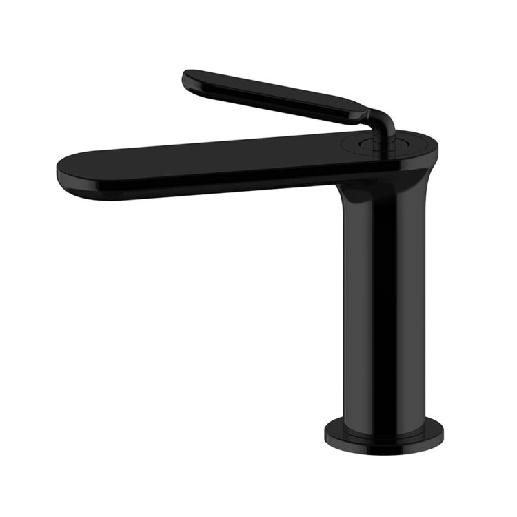 Modern Single-Hole Basin Mixer Tap Matt Black Basin Faucet Hot & Cold Water Deck Mounted Brass Bathroom Taps Modern Single Hole Basin Mixer Tap Matt Modern Single-Hole Basin Mixer Tap Matt Black Basin Faucet Hot & Cold Water Deck Mounted Brass Bathroom Taps