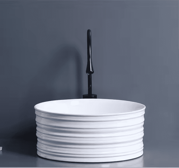 Nordic Modern Style Round Large Hand Wash Lavabo Ceramic Bathroom Above Counter Basin Countertop Sinks Nordic Modern Style Round Large Hand Nordic Modern Style Round Large Hand Wash Lavabo Ceramic Bathroom Above Counter Basin Countertop Sinks