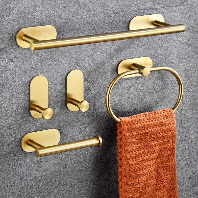 SUS304 Stainless Steel 3M Glue Bathroom Accessory No Nails Required Towel Bar Towel Ring Tissue Holder Robe Hook for Kitchen Use SUS304 Stainless Steel 3M Glue Bathroom SUS304 Stainless Steel 3M Glue Bathroom Accessory No Nails Required Towel Bar Towel Ring Tissue Holder Robe Hook for Kitchen Use